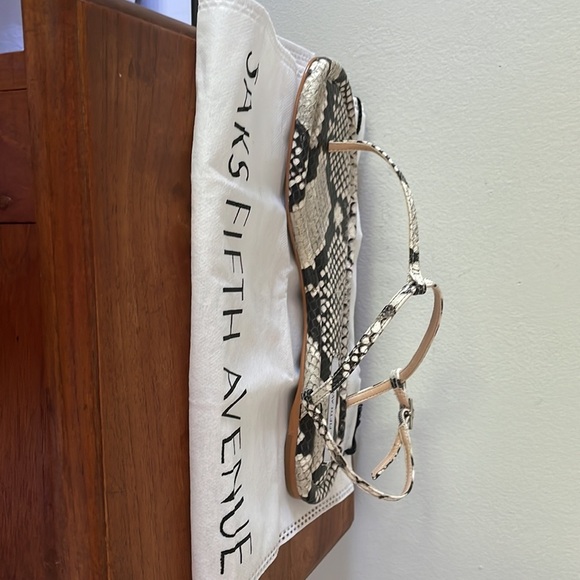 Saks Fifth Avenue Snakeskin Print Sandals - Picture 14 of 14